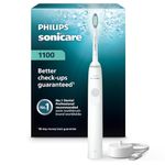 Philips Sonicare 1100 Power Toothbrush, Rechargeable Electric Toothbrush, White Grey HX3641/02
