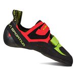 La Sportiva Mens Kubo Rock Climbing Shoes, Goji/Neon, 10.5-11