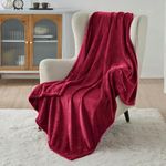 Bedsure Red Fleece Blanket 50x70 Bl