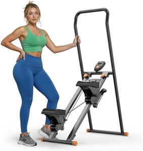 Niceday Steppers for Exercise at Home, Stair Stepper with Handlebar, Stair Climber Foldable, Stair Master with 300LBS Loading Capacity