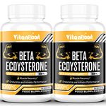 Beta Ecdysterone Supplement 1200mg | Increases Lean Muscle Mass, Exercise Performance, Strength and Protein Synthesis, 98% Maximum Purity Formulated for Enhanced Absorption 120 Capsules|2 Month Supply