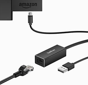Fire TV Ethernet Adapter, Belkertech Fire Stick Ethernet Adapter/Micro USB to Rj45 Ethernet Adapter, USB to Rj45 Cable for Fire TV Stick, All-New Fire TV, Chromecast Ultra Audio Etc