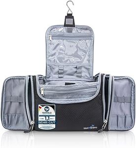 TRAVANDO Neceser Hombre Grande XXL, Bolsa de Aseo para Colgar, Neceser de Viaje, Accesorios de baño, Bolso Hombres, Caballeros, Señores