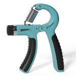 Lifelong Adjustable Hand Grip Strengthener, Hand Gripper for Men & Women for Gym Workout Hand Exercise Equipment to Use in Home for Forearm Exercise (5-60kgs) - Blue & Black, LLFAHG001