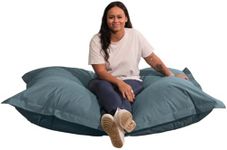 bananair - Outdoor Bean Bag Chair for Adults & Kids - Waterproof & Anti UV Fabric - Removable & Machine Washable Cover - Ultra Comfortable Foam Filling - Giant Bean Bag Sofa (180x140 cm, Dark Grey)