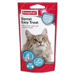 Beaphar | Dental Easy Treats | Tasty Dental Care For Cats | For Cleaner Teeth & Fresher Breath | 35g pack