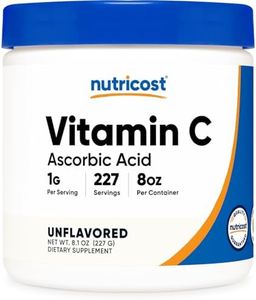 Nutricost Ascorbic Acid Powder (Vitamin C), 1000mg Per Serving