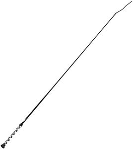 Weaver Leather Unisex Weaver Leather Dressage Whip, 36" Shaft, Black 65-5120, Black, 36"