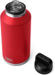 YETI Rambler 64 oz Bottle, Vacuum Insulated, Stainless Steel with Chug Cap, Rescue Red
