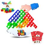 Wembley Swinging Tetra Tower Family indoor Game for Kids Adults, Travel, Party, Birthday Gift STEM Toys Board Game Building Blocks for Kids Interactive Stacking Balancing Brain Toys Mind Games -16Pcs