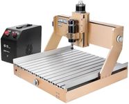 LUNYEE 4040 Turbo CNC Router Machine, 500W All-Metal Upgraded Linear Rail 3-Axis Engraving Milling Cutting Machine GRBL Control for Wood Metal Acrylic, 400 x 400 x 110mm (15.7''x15.7''x4.3'')