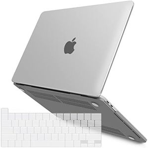 iBenzer MacBook Pro 13 Inch Case 2018 2017 2016 Release A1989 A1706 A1708, Soft Touch Hard Case Shell Cover for Apple MacBook Pro 13.3 with/Without Touch Bar, Frost Clear,MMP13T-CL+1A