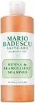 Mario Badescu Henna & Seamollient Hair Shampoo for Men & Women - Moisturizing Shampoo with Seaweed, Glycerin and Lemongrass Extracts - Adds Volume and Enhances Hair Tone & Natural Highlights, 16 Fl Oz