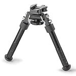 JINSE Rifle Bipod,6.5-9 Inch Picatinny Bipod with CNC QD Lever Mount,Lightweight, Stable Design Adjustable Bipod 360 Degree Swivel