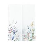 Puremigo 50 Pack Wildflower Printed Pre-Folded Vellum Jackets for 5x7 Invitations - 115GSM Vellum Paper 5x7 Jackets - Vellum Wedding Invitations Wraps - Transparent Wedding Invitations Jacket