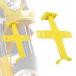 Universal Motorcycle Fork Guard Suspension Support Brace Transportation Tool Tie Down Seal Saver Protection Plastic For Dirt Bike Motocross Accessories Yellow