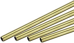 uxcell Brass Round Tube 4mm OD 0.25