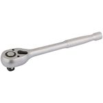 Draper Torque Wrench 1/2-Inch Square Drive | Reversible 72 Tooth Ratchet | Socket Wrench | 26733, Blue