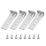 Replacement GE Dishwasher Mounting Bracket WD01X21740 for Hotpoint GE Dishwasher GEHWD01X21740 GDT670SYV0FS WD01X2174 PS11700868 Replace GE Dishwasher Countertop Mounting Bracket - 4 Pack