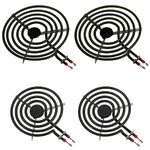 MP22YA Stove Surface Element Set - 2 x MP15YA 6" and 2 x MP21YA 8" Compatible with Hardwick Ken-More May-tag Norge Whirl-Pool, 4 Set Cooking Appliances Parts Electric Stove Burner