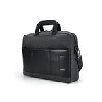 MOKOBARA The Briefcase With Adjustable Shoulder Strap Vegan Leather, Water Resistant, Fits upto 15.6" Laptops (Unisex, Grey)