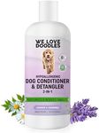 USDA Organic Dog Conditioner & Detangler, 2-in-1 Conditioner for Allergies & Itching, Made in USA, Lotion Treatment for Dogs, Perfect for Poodles, Doodles, & Goldendoodles, 16oz [We Love Doodles]