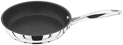 Stellar 7000 S713 Stainless Steel Teflon Non-Stick Frying Pan 20cm, Induction Ready, Oven Safe - 10 Year Non-Stick Warranty