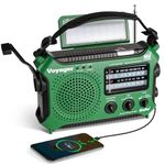 Kaito KA500GRN 5-Way Powered Emergency AM/FM/SW Weather Alert Radio, Green