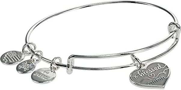 Alex and Ani Celebrate Blessed Mama Bracelet, One Size, Brass,