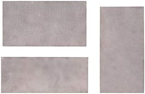 DEF Manganese Steel Cabinet Scrapers Tool, High-strength and Wear-resistant, including 2.5" x 6" 2.5" x 4.7" 2.5" x 4.76" for Woodworking Scraper, Set of 3