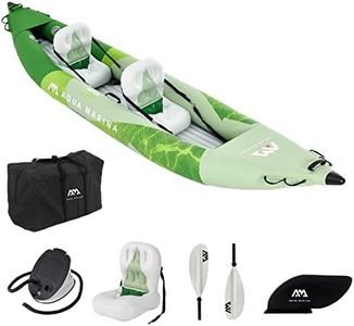 Aqua Marina Betta, Inflatable Leisure Kayak, for 2 Person, 412 cm Length, Green