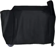 BBQ Butler Premium Full Length Grill Cover - Fits Traeger 34 Series and Texas - Heavy Duty Smoker Cover - Black
