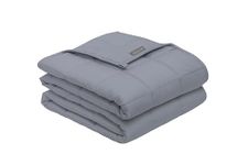 Mysa Sleep 3.5 kg Kids Weighted Blanket - Breathable Microfiber with Premium Glass Beads (Silver Grey 41" x 60" 7 LB)