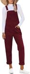 luvamia Corduroy Overalls for Women Adjustable Straps Fashion Bib Green Corduroy Overalls Overalls Womens Tawny Port Womens Overalls Jumpsuit Size X-Large Fits Size 16 / Size 18