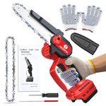 Cordless Mini Chainsaw 6 Inch for Milwaukee 18V M18 (No Battery), Brushless Portable Electric Chain Saw Tool for M18, Small Handheld Chainsaw for Pruning Shear Branch Wood Cutting Tree Trimming