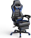 ARTETHYS Gaming Chair for Adults Ergonomic Racing Style High Back Computer Chair with Footrest Headrest and Lumbar Support PU Leather 90-150 Degree Tilt