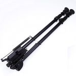 13-27 inch Long Range Hinged Base Tilt Rifle Bipod High Shockproof Shooting Pivot Rotating Bi-pod