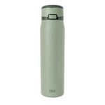 Simple Modern Mesa Loop Water Bottle with Covered Straw and Handle | 30oz Cup Holder Friendly Insulated Stainless Steel Bottles for Travel, Sports and School | Eucalyptus Mix