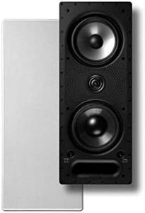 Polk Audio Vanishing Series 265-LS in-Wall 3-Way Loudspeaker, Dual 6.5" Dynamic Balance Drivers & 1" Ring-Radiator Tweeter, Polk PowerPort Technology, Rotating Cam System for Easy Installation,White