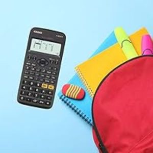 Casio FX-82DE X ClassWiz Scientific Calculator, Battery, Black – German Language