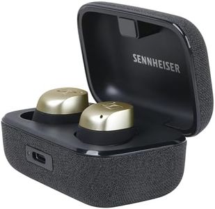 Sennheiser Momentum True Wireless 4 Earbuds,TrueResponse Drivers, Lossless Audio, Auracast, Adaptive ANC, Anti‑Wind + Transparency Modes, 30 Hrs Battery, Qi Fast Charge, 6‑Mics, 2Y Warranty, Gold