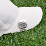 Ashton and Finch Personalised Golf Ball Marker with Engraved Magnetic Hat Clip & Gift Bag – Custom Putting Accessories – Ideal Golf Gifts for Men