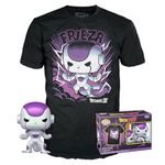 Funko Pop! & Tee: DBZ - Frieza FF - Extra Large - (XL) - Dragon Ball Z - T-Shirt, T-Shirt - Clothes with Vinyl Figure Collectible - Gift Idea - Toys and Tops with Short Sleeves Men