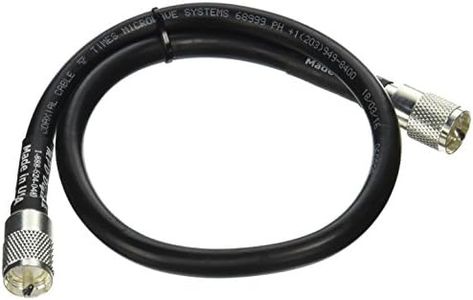 MPD Digital I LMR400UF Times Microwave Coax Cable I UHF PL259 Male to UHF PL259 Male Connector I Low Loss I CB Ham Radio, Hotspot WiFi, Radio Transmitters, Antenna I 2 FT