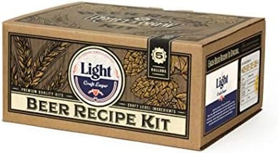 Craft a Brew - Beer Recipe Kit - Light Lager - Home Brewing Ingredient Refill - Beer Making Supplies - Includes Hops, Yeast, Malts, Extracts - 5 Gallons
