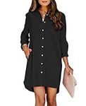 Aoudery Womens Button Down Shirt Dr