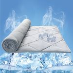 ZonLi Cooling Blankets for Hot Sleepers, Cool Summer Blanket(90"x90", Queen Size, Q-Max>0.4) Perfect for Hot Sleepers Relief for Night Sweats and Insomnia, Ideal for Summer & Warm Climate