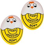 Pack of 2 Egg Timer That Goes in Water - Egg Timer for Boiling Eggs - The Timer Changes Color for Desired Doneness.