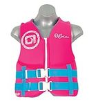 O'Brien Youth Traditional CGA Life Jacekt (55-85lbs) Pink/Aqua