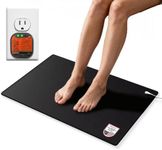 LifeZoom Grounding Mat for Better Sleep, Pain Relief, Inflammation and Wellness, Grounding Pad for Bed, Feet and Desk, Use at Home or Office, Premium Non-Slip Earthing Mat with 15ft Cord